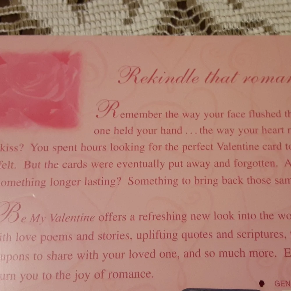 Be My Valentine Paperback Book